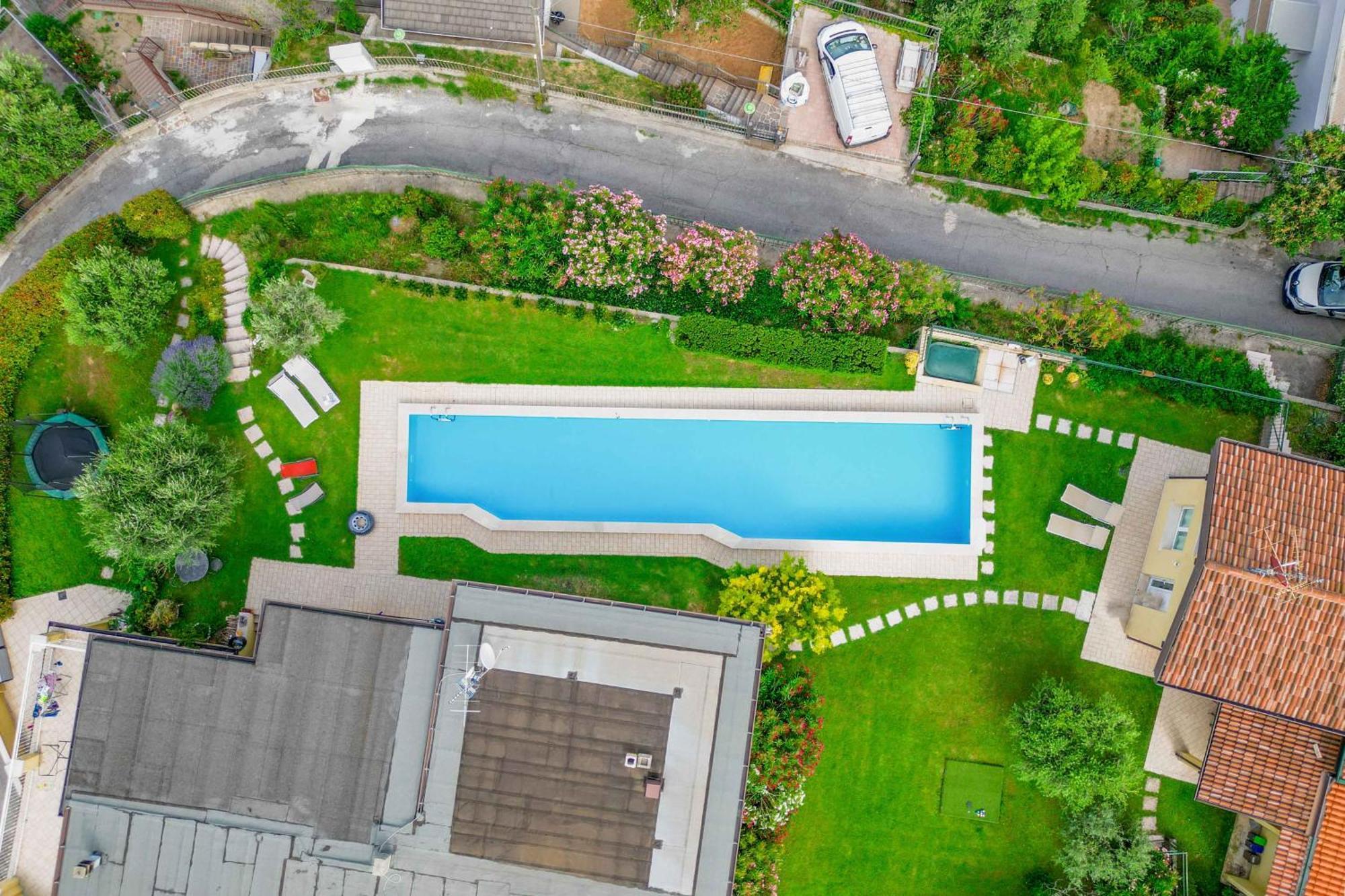 Piscina Panoramica - La Casa Volante Vila Soiano Del Lago Exterior foto